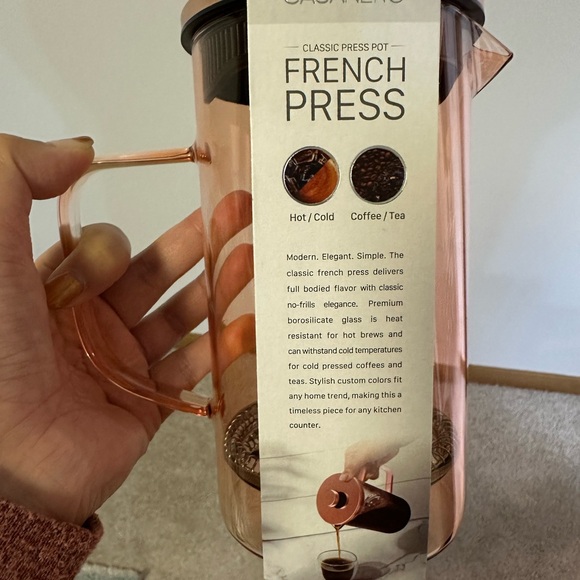 Rose Gold Classic Press Pot French Press - Picture 2 of 2